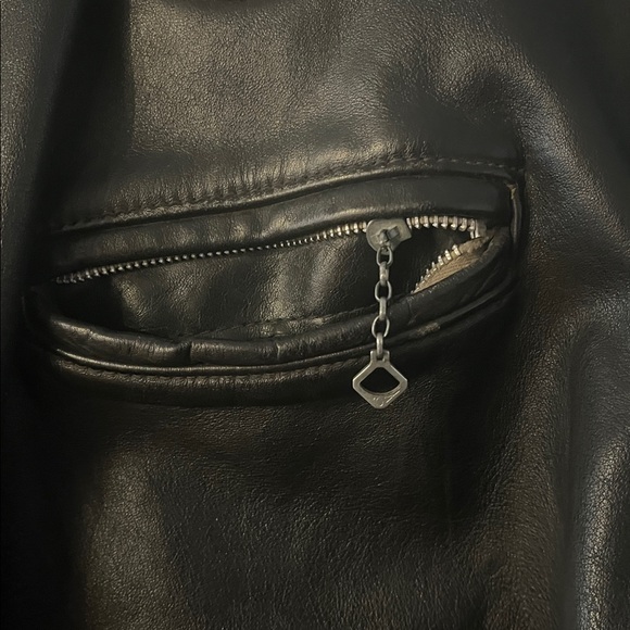 Vintage 70s Cafe Racer Leather Motorcycle Jacket - Picture 12 of 12